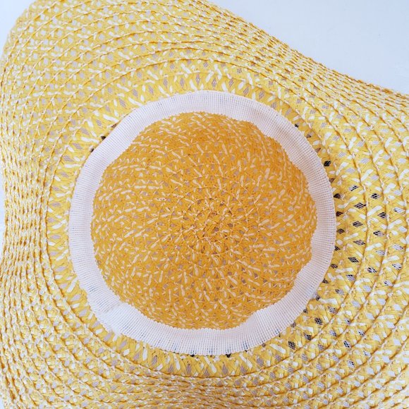 Wide Brim Animal print ribbon Sun hat. Floppy hat - Picture 5 of 7